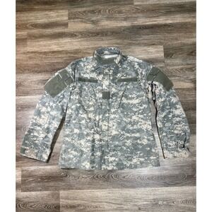 US Army ACU Digital Camo Combat Uniform Coat Jacket Medium Long